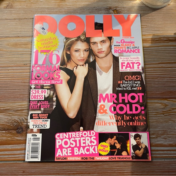 Gossip Girl and with Dolly Magazine - Blake Lively and Penn Badgley August 2009 - Picture 1 of 9